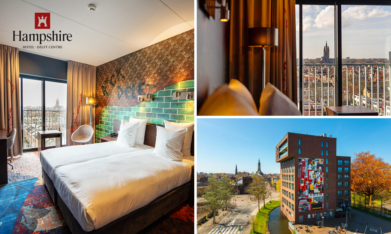 Nuit pour 2 + check-in anticipé + buffet petit-déjeunet à Delft