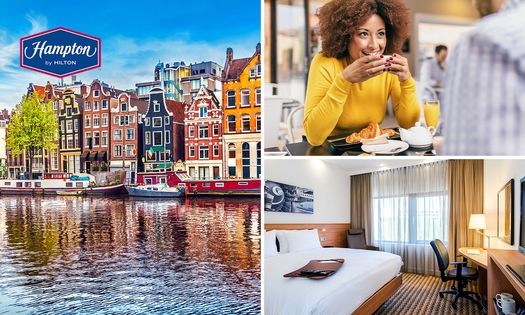 Nuit pour 2 + petit-déjeuner + check-out tardif au Hampton by Hilton Amsterdam Airport Schiphol