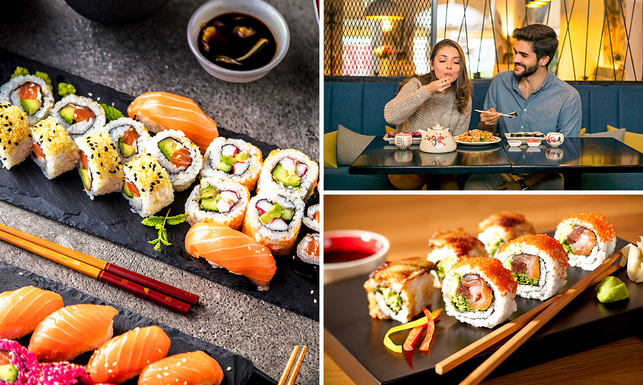 Sushibox (16, 24 of 32 stuks) voor afhaal bij Happie Sushi