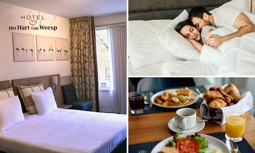 Nuit pour 2 + petit-déjeuner près d'Amsterdam