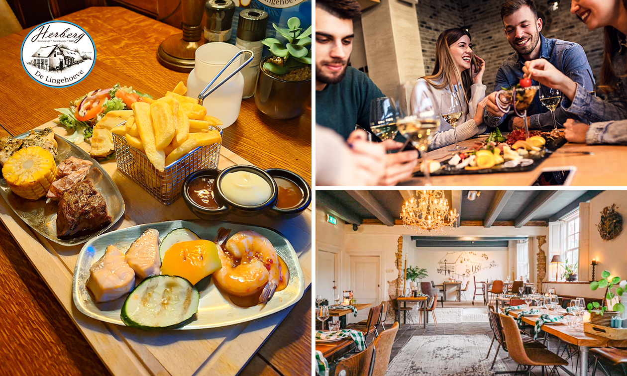 Shared grillplank bij De Lingehoeve