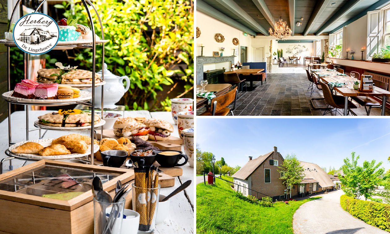High tea (2 uur) bij Herberg De Lingehoeve