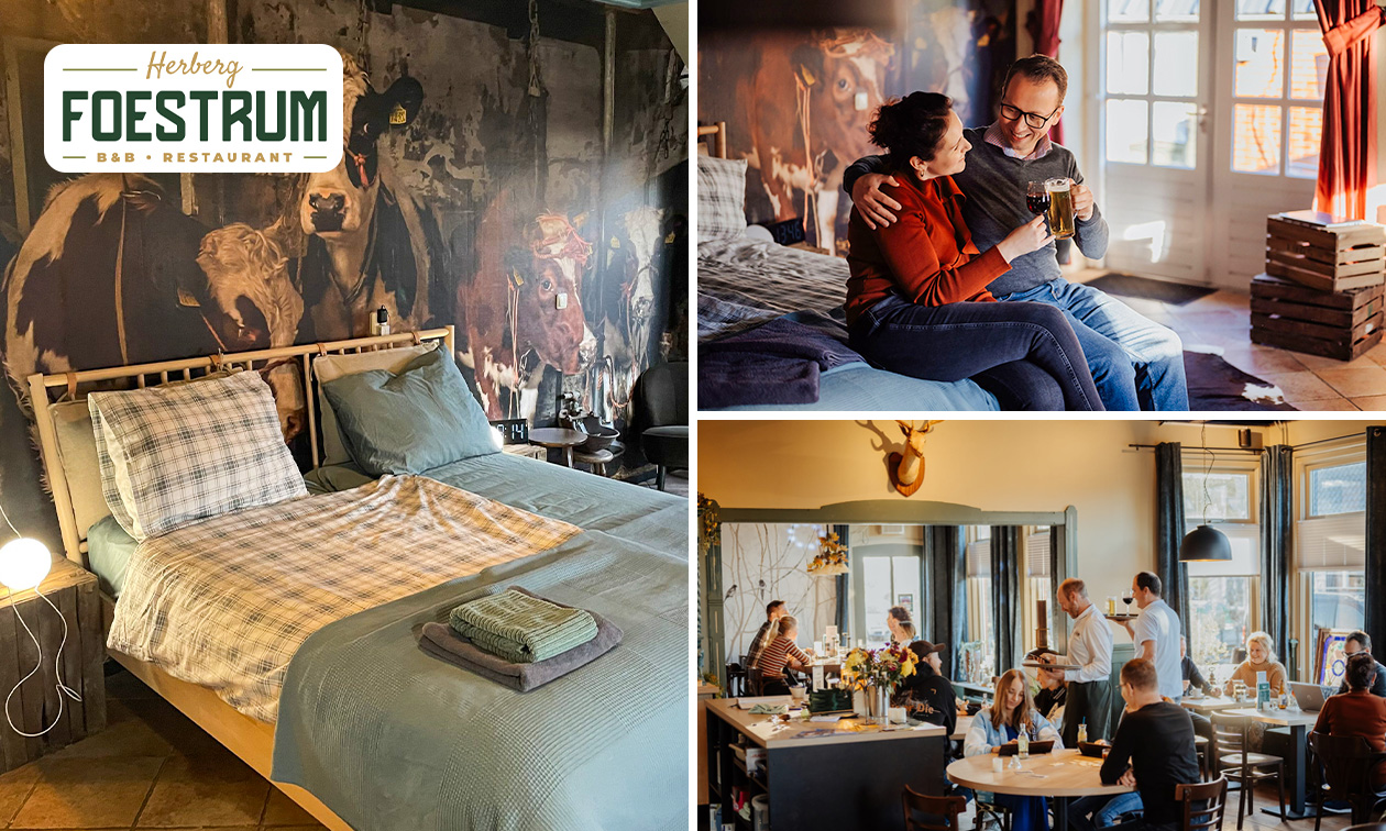 Nuit pour 2 + petit-déjeuner + menu en 3 services du chef + check-out tardif