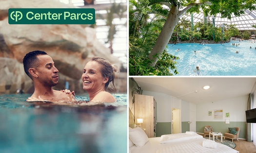 1 oder 2 Übernachtungen für 2 + Frühstück im Center Parcs Hotel Het Heijderbos