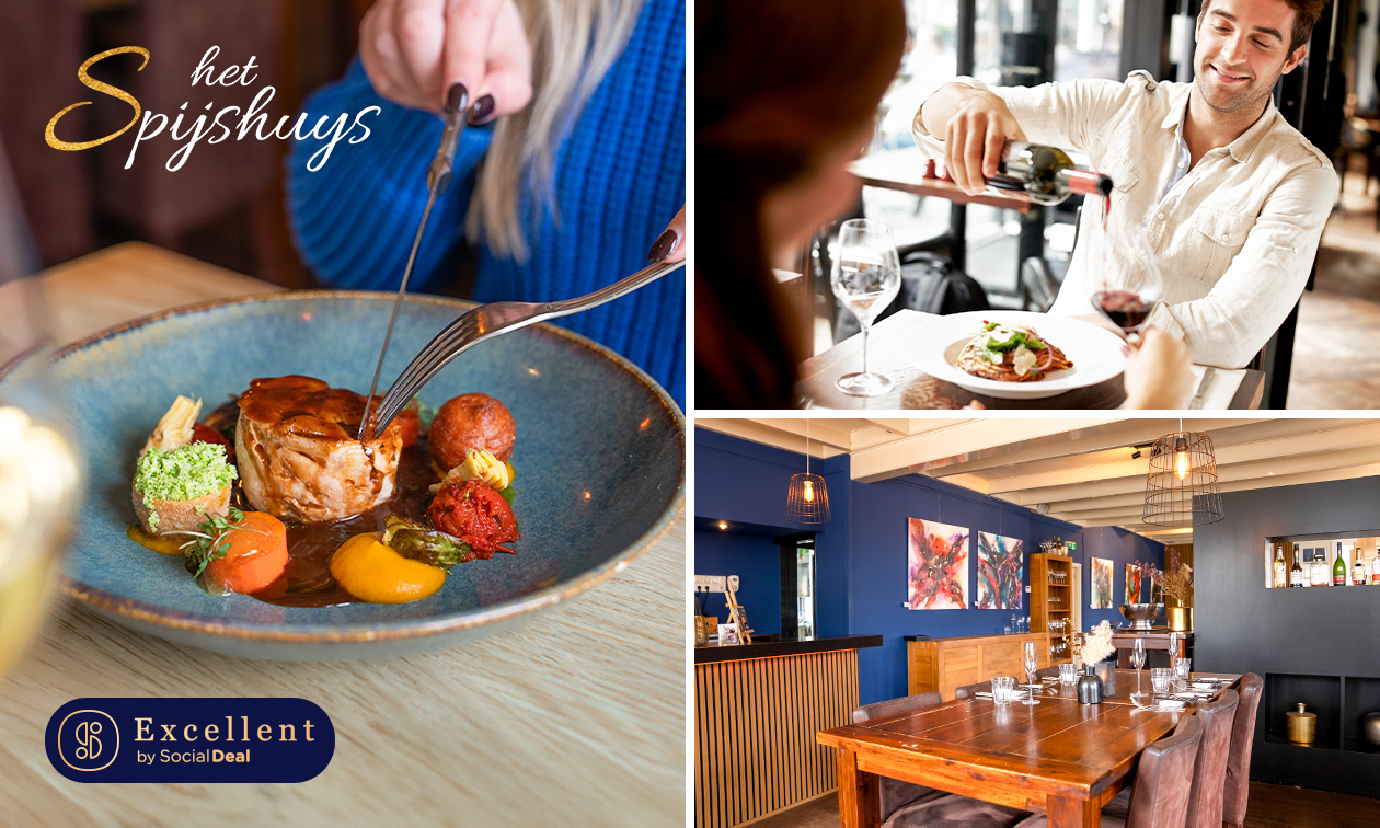 4- of 6-gangendiner van de chef + amuses bij Het Spijshuys