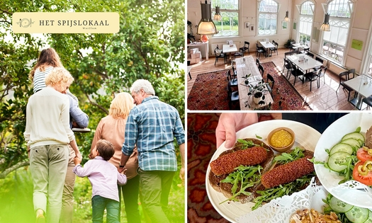 Wandelarrangement incl. koffie + gebak + 2-gangenlunch bij Het Spijslokaal