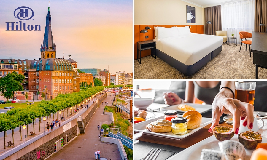 Nuit pour 2 + petit-déjeuner + parking au Hilton Düsseldorf