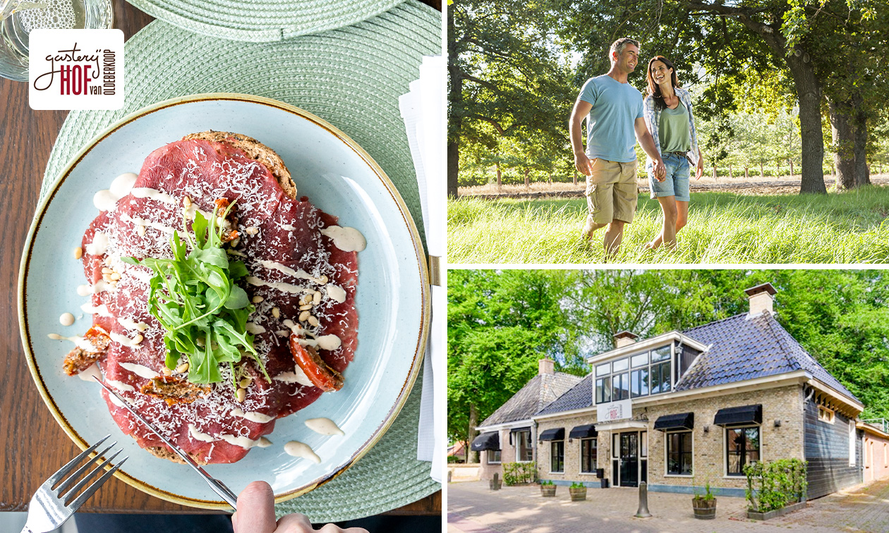 Wandelarrangement incl. warme drank + gebak + luxe lunch