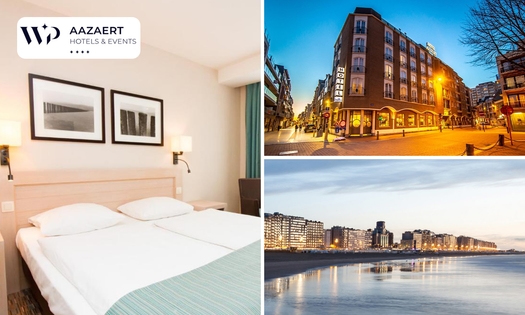 Nuit pour 2 + petit-déjeuner + check-out tardif à Blankenberge
