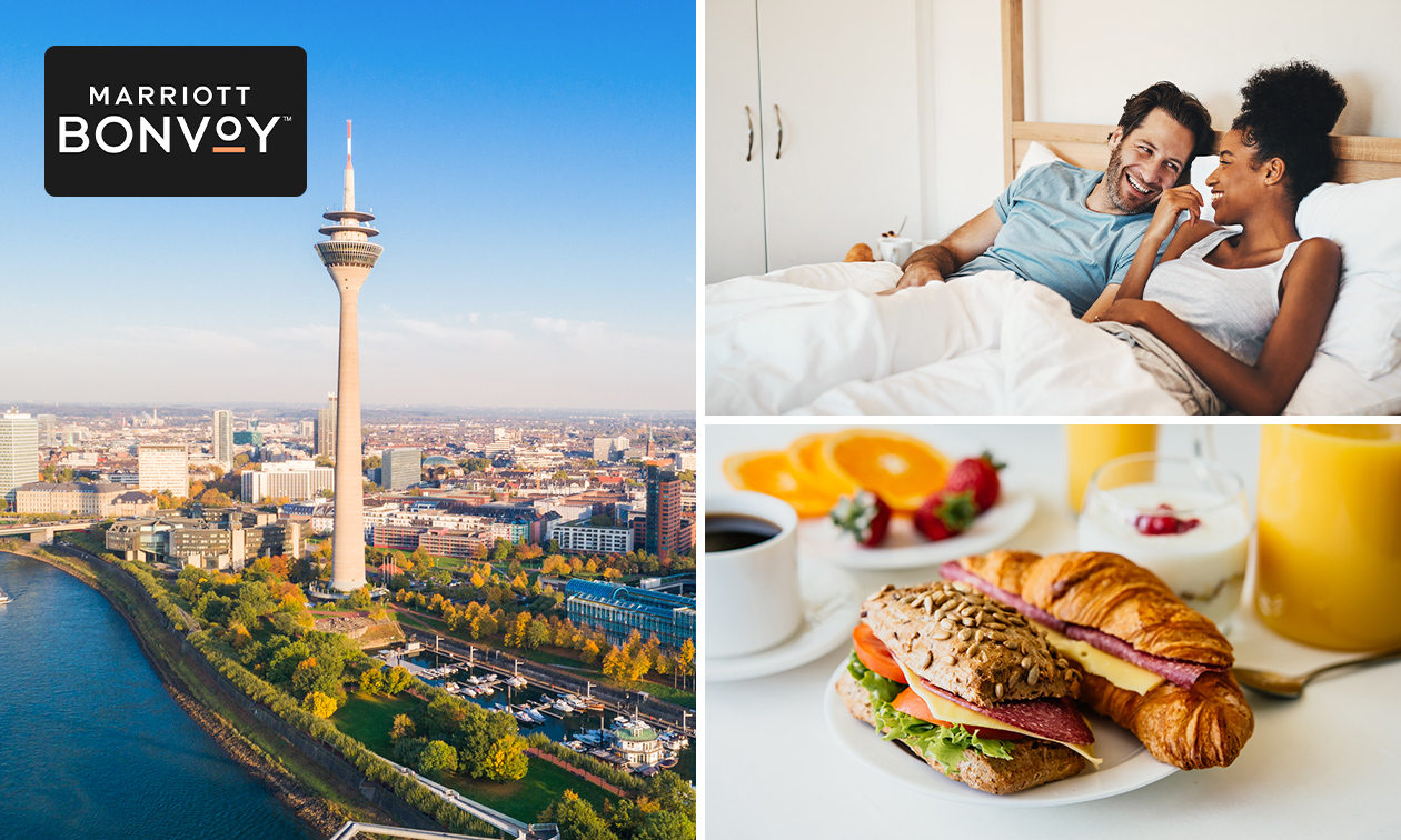 Nuit pour 2 + petit-déjeuner sur le port de Düsseldorf