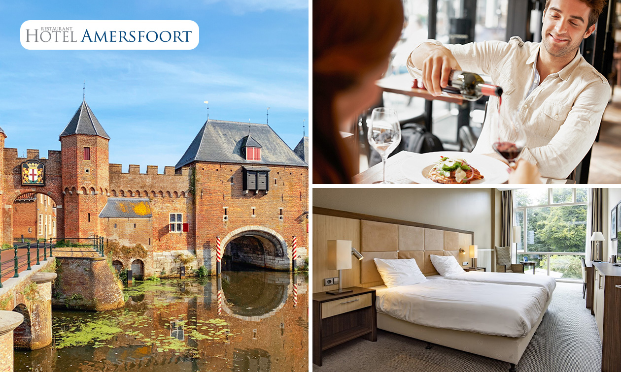 Nuit(s) pour 2 + petit-déjeuner + plat principal au choix à Amersfoort