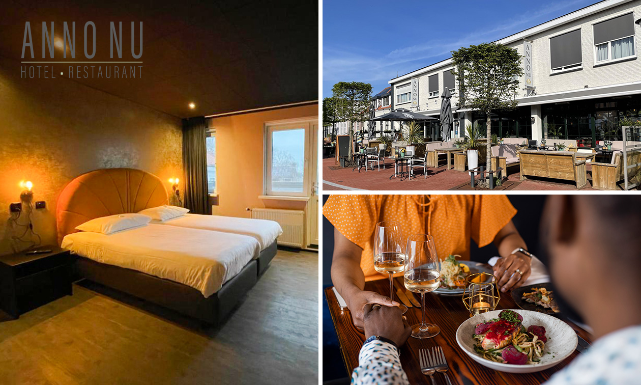 Nuits pour 2 + petit-déjeuner + boisson chaude + tarte + dîner en 3 services à Oostkapelle