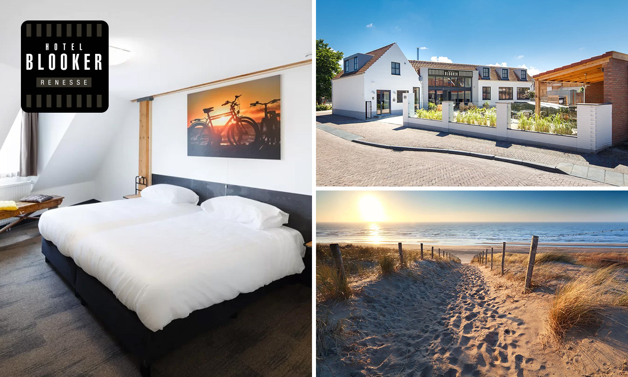 Nuit pour 2 + petit-déjeuner + verre de bienvenue à Renesse