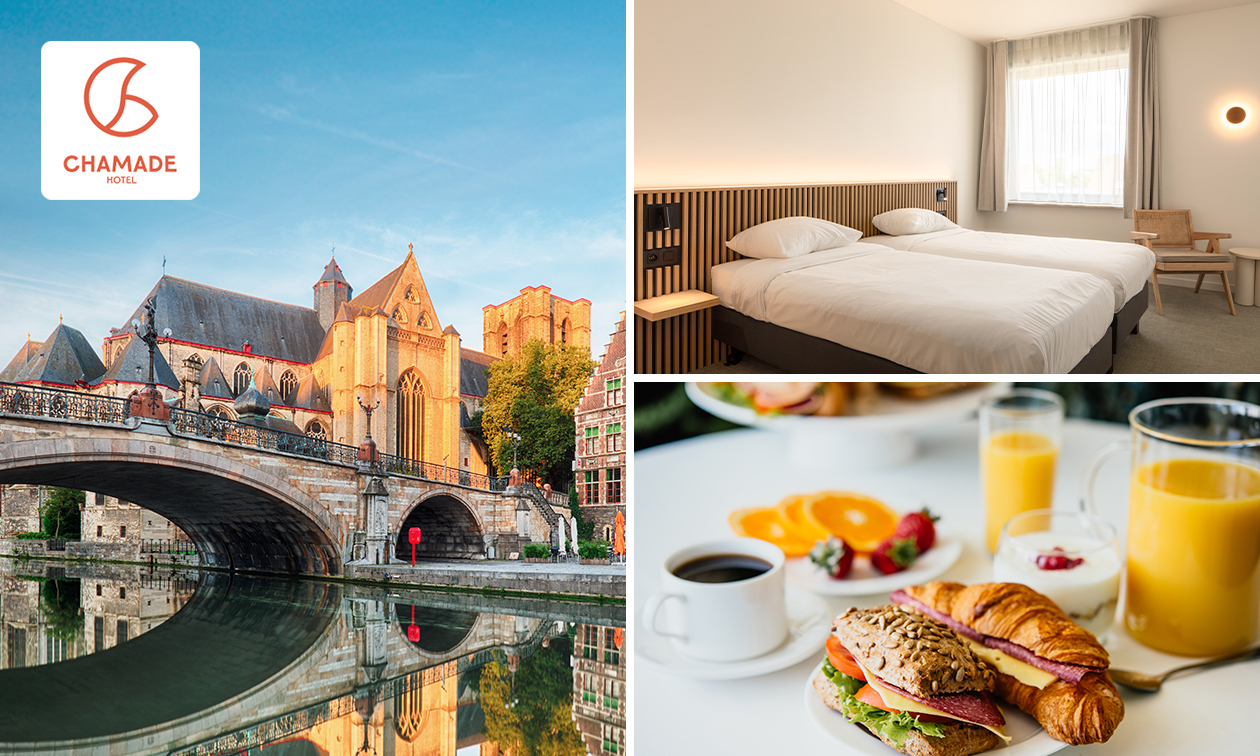 Nuit pour 2 + petit-déjeuner + check-out tardif à Gand