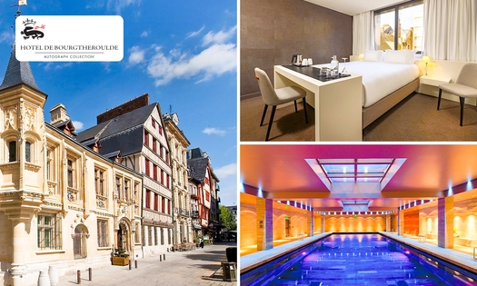 Übernachtung für 2 + Frühstück + Zugang zum Wellnessbereich in Rouen