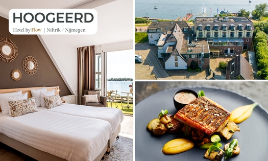 Nuit pour 2 + petit-déjeuner + check-out tardif + dîner en 3 services + bulles