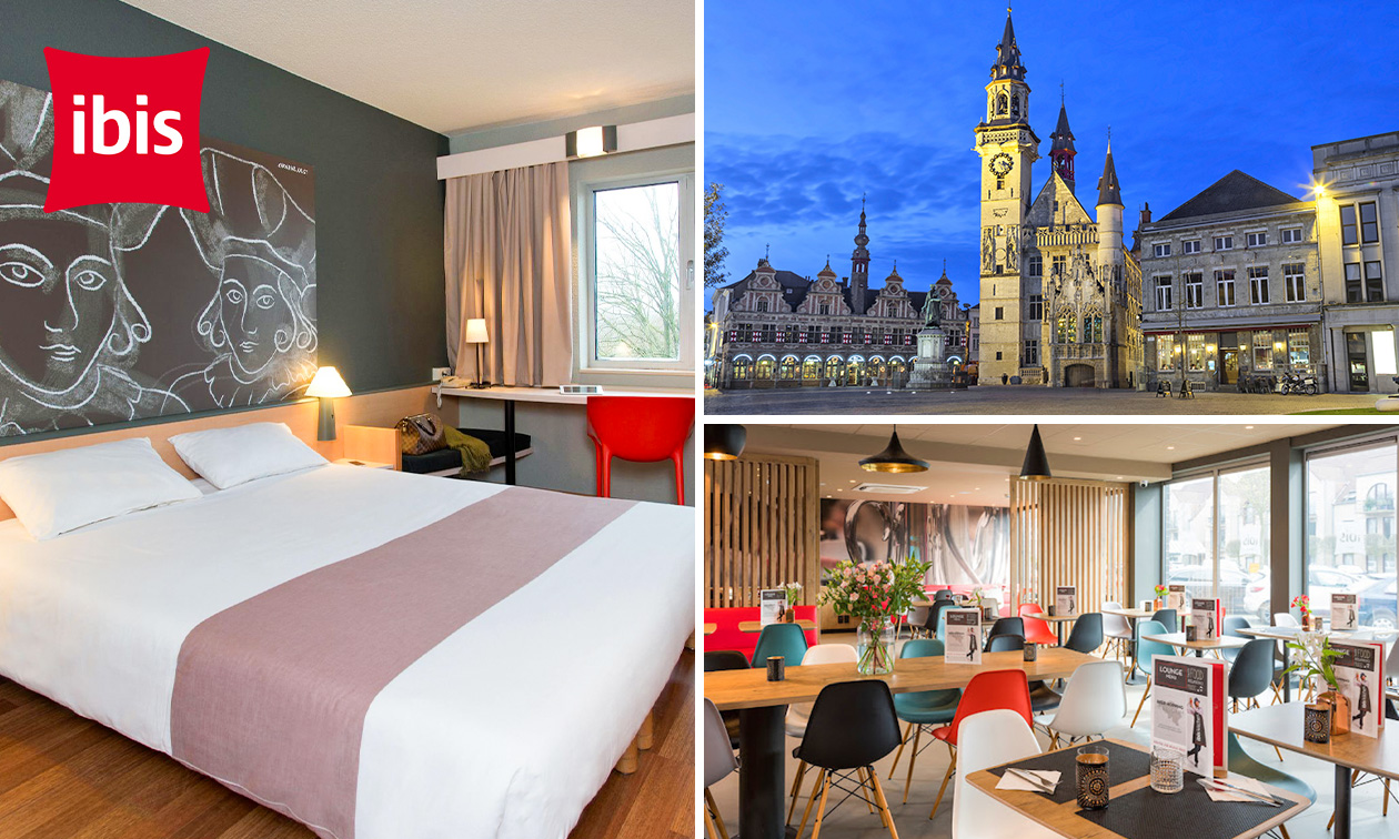 Nuit pour 2 + petit-déjeuner + verre de bienvenue à Alost