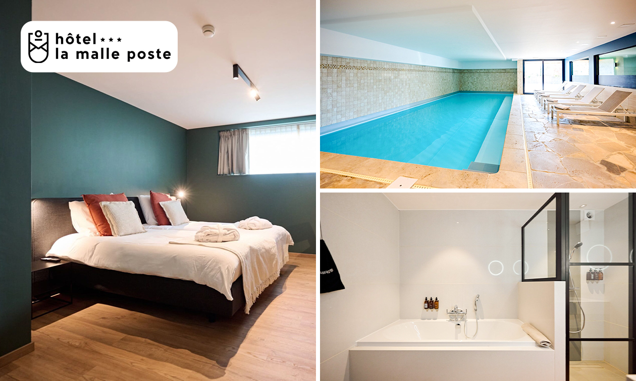 Nuit pour 2 + petit-déjeuner + verre de bienvenue + accès wellness à Rochefort