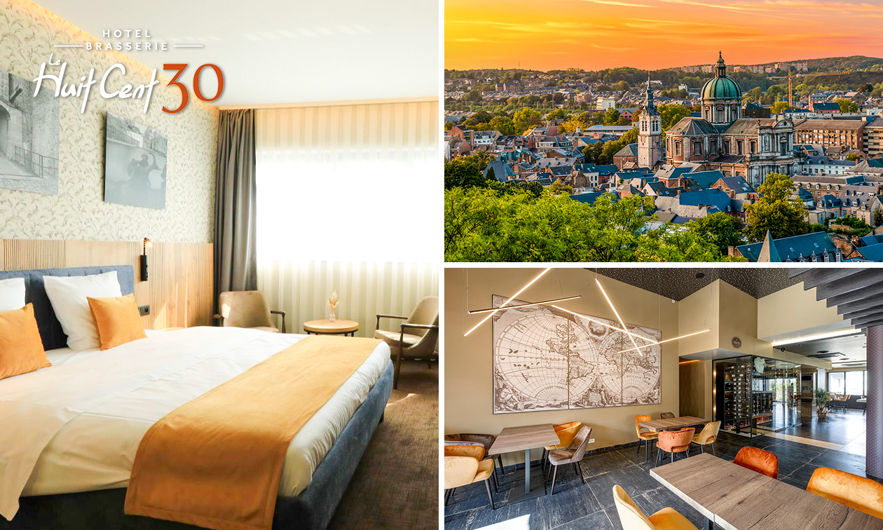 Nuit pour 2 + verre de bienvenue + petit-déjeuner + check-out tardif près de Namur