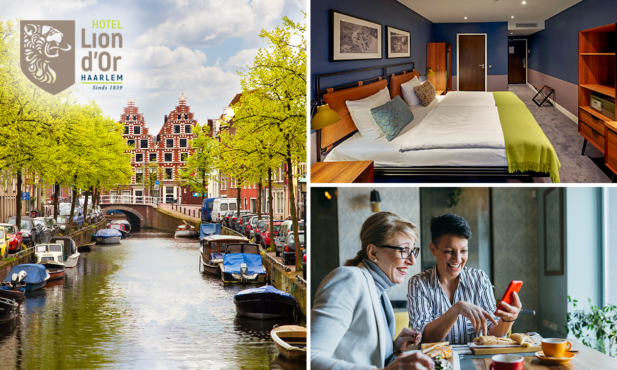 Nuit VIP pour 2 à Haarlem + petit-déjeuner + plateau apéritif