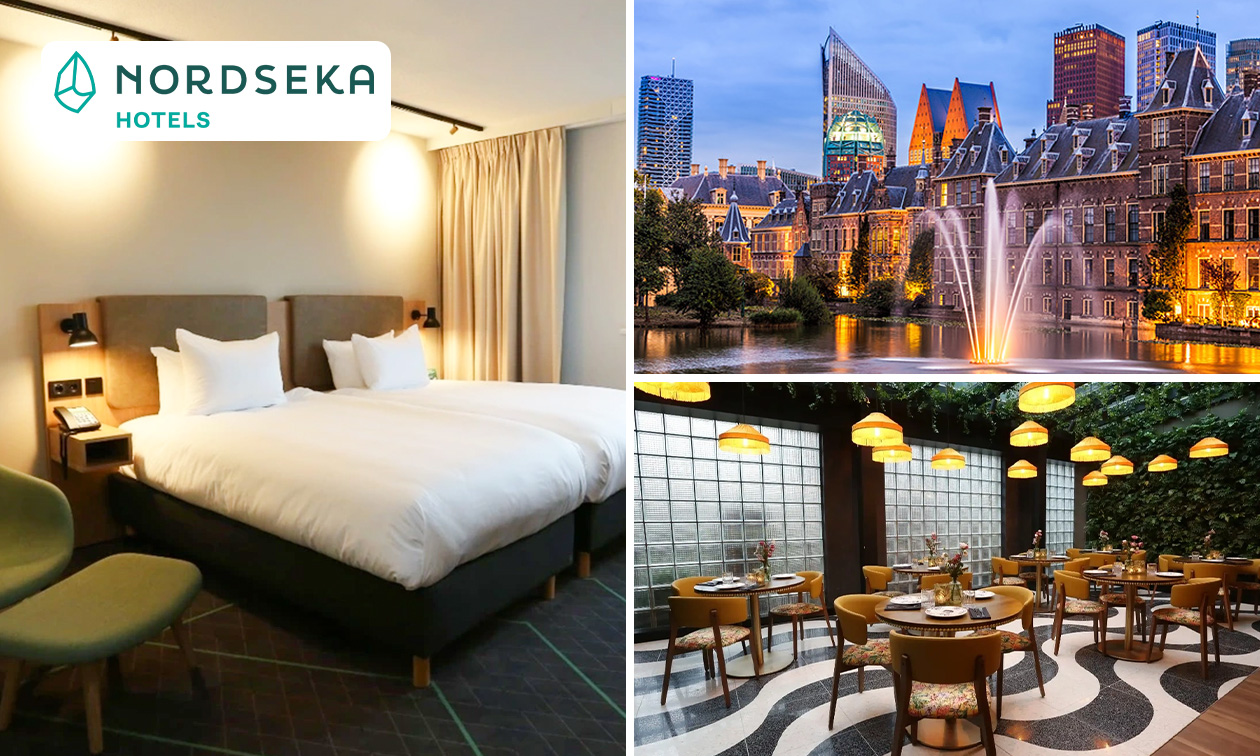 Nuit pour 2 + petit-déjeuner + parking près de La Haye