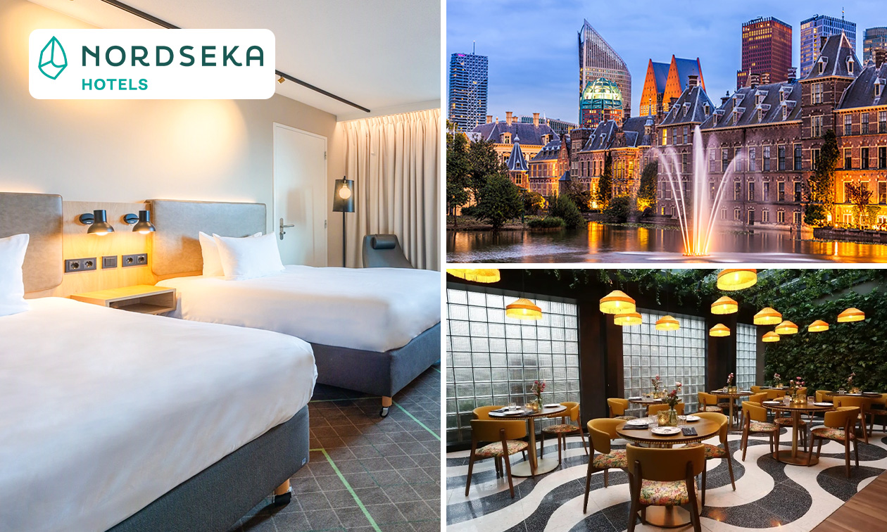 Nuit(s) pour 2 + petit-déjeuner + parking + évtl. dîner en 3 services près de La Haye