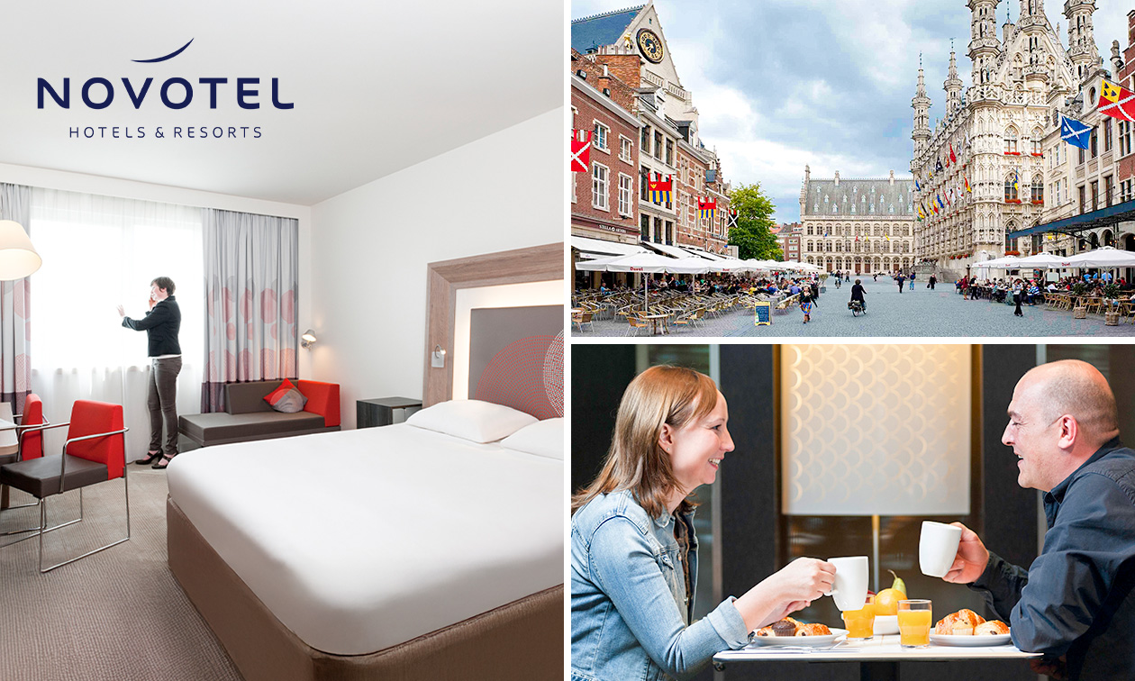 Nuit(s) pour 2 + petit-déjeuner + dîner en 3 services et plus au Novotel Leuven Centrum