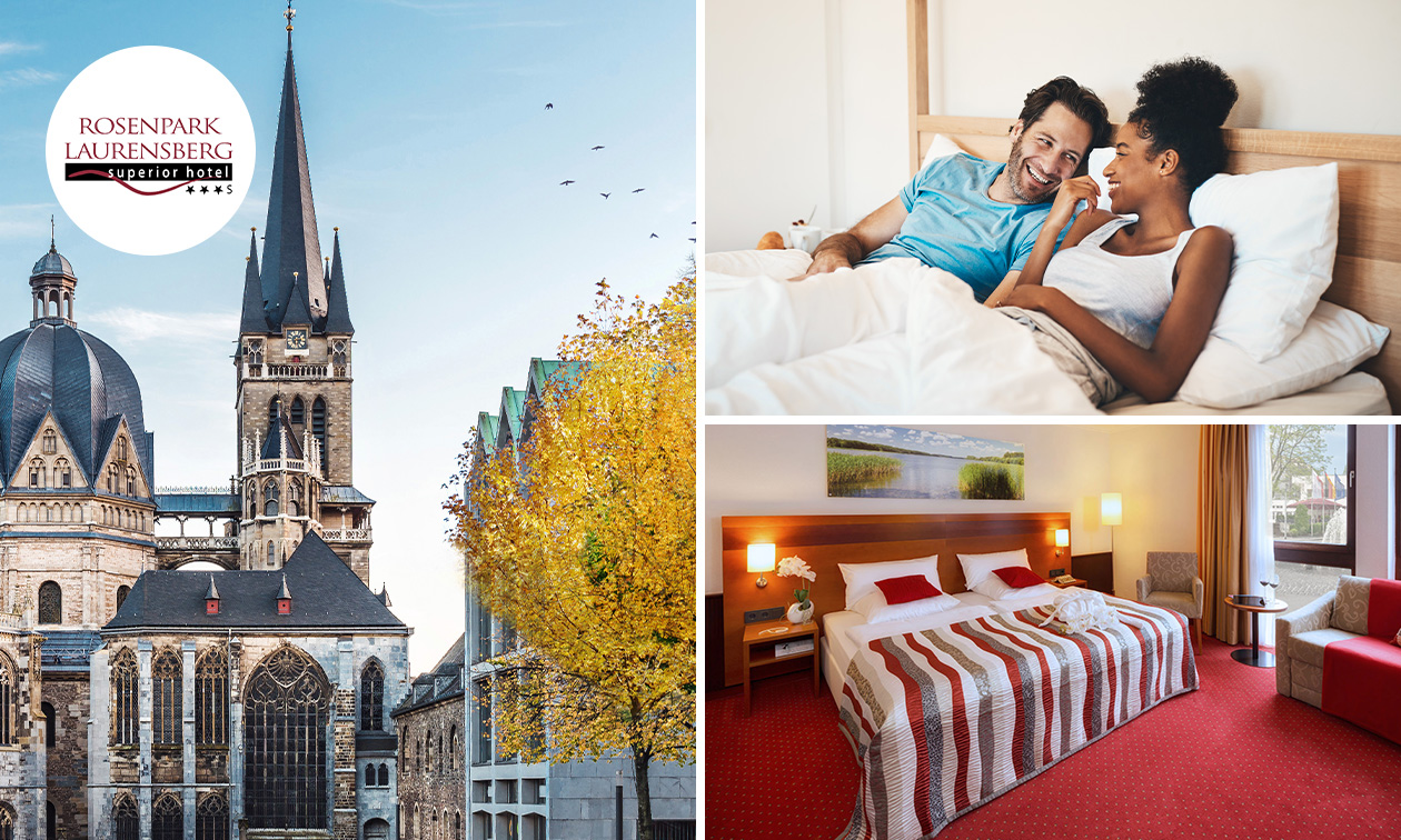 Nuit pour 2 + évtl. petit-déjeuner à l'A&S City Hotel Am Rosenpark à Aix-la-Chapelle