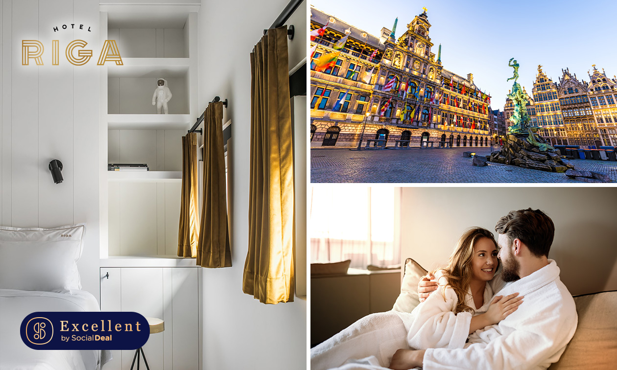 Nuit pour 2 + petit-déjeuner + check-out tardif au coeur d'Anvers
