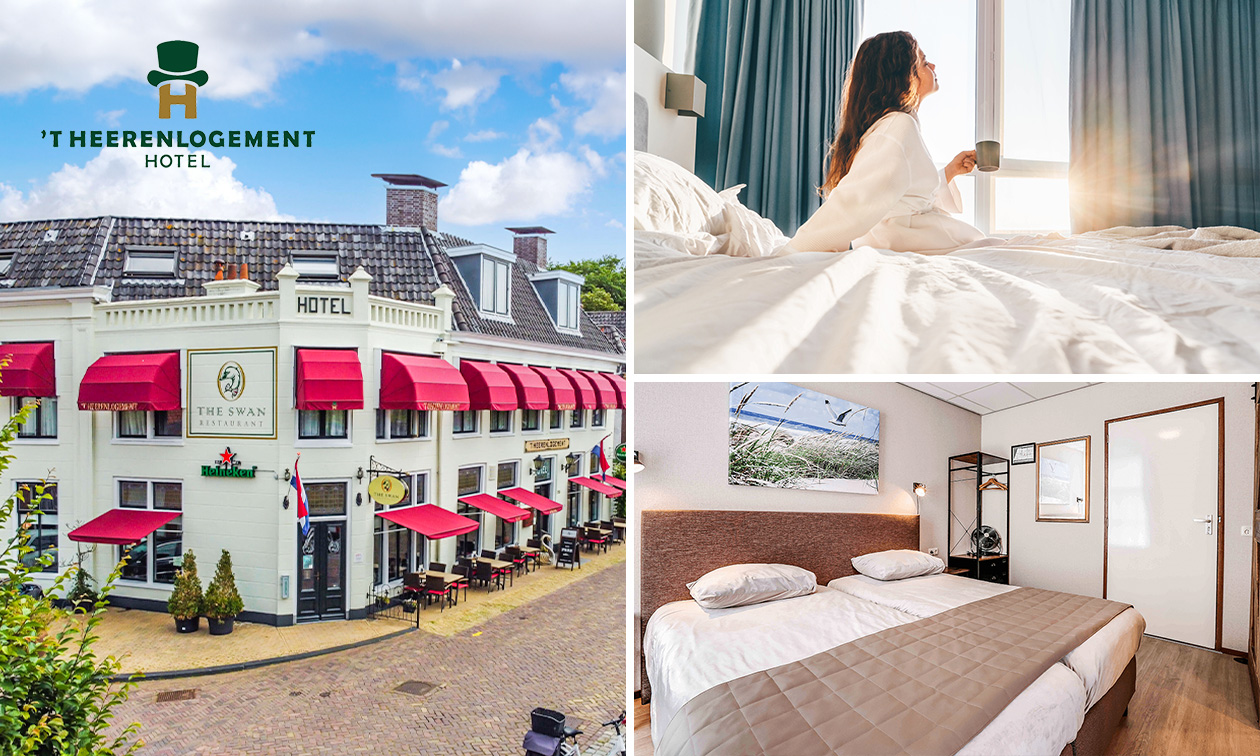 Nuit pour 2 + petit-déjeuner + check-out tardif au cœur de Harlingen