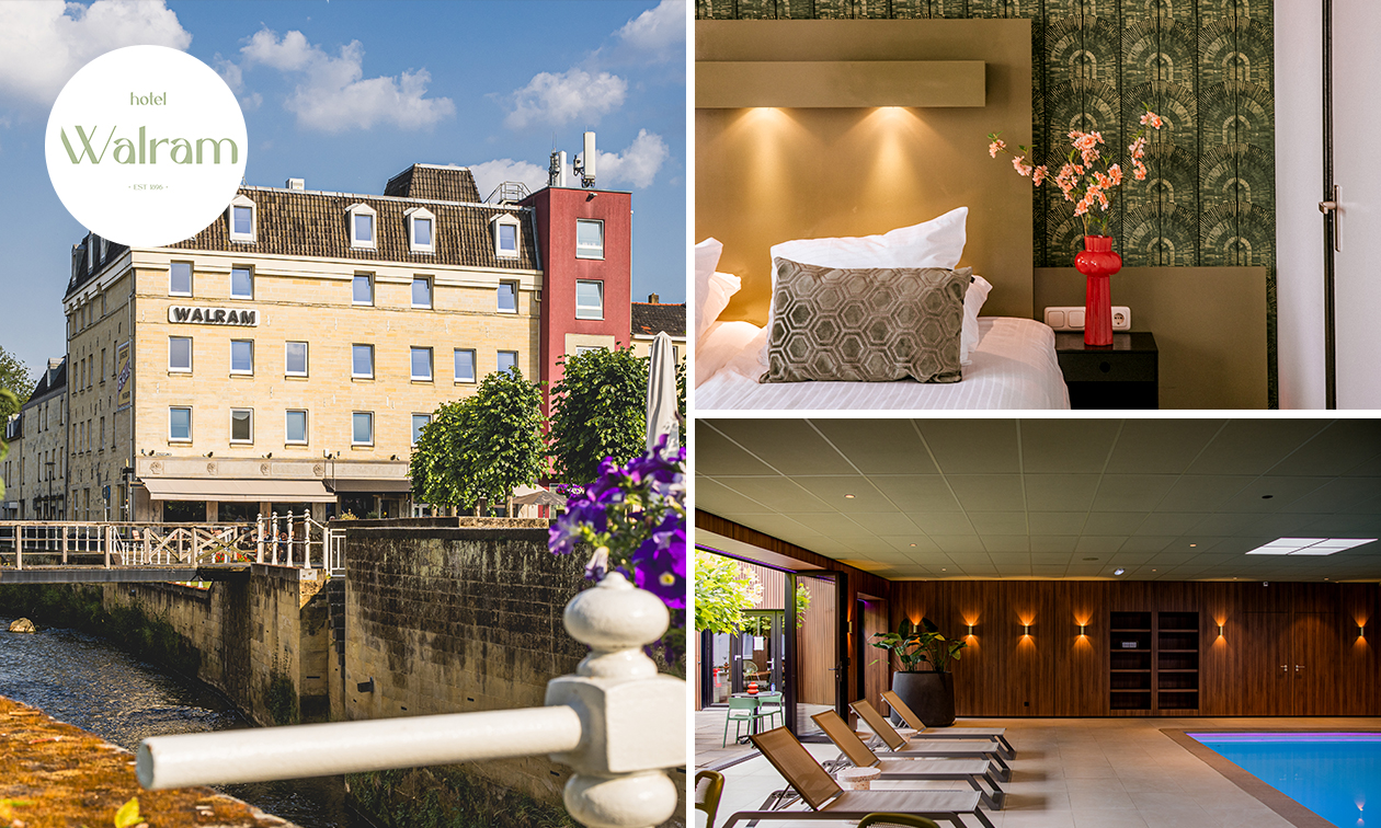 Nuit pour 2 + petit-déjeuner + assortiment de snacks salés au coeur de Valkenburg