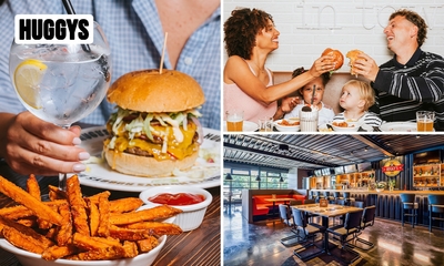 Menu burger en 2 ou 3 services au HUGGYS Nandrin