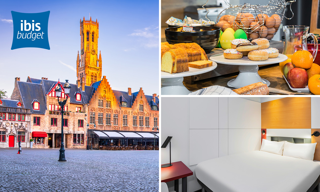 Nuit pour 2 + petit-déjeuner + check-out tardif près de Bruges