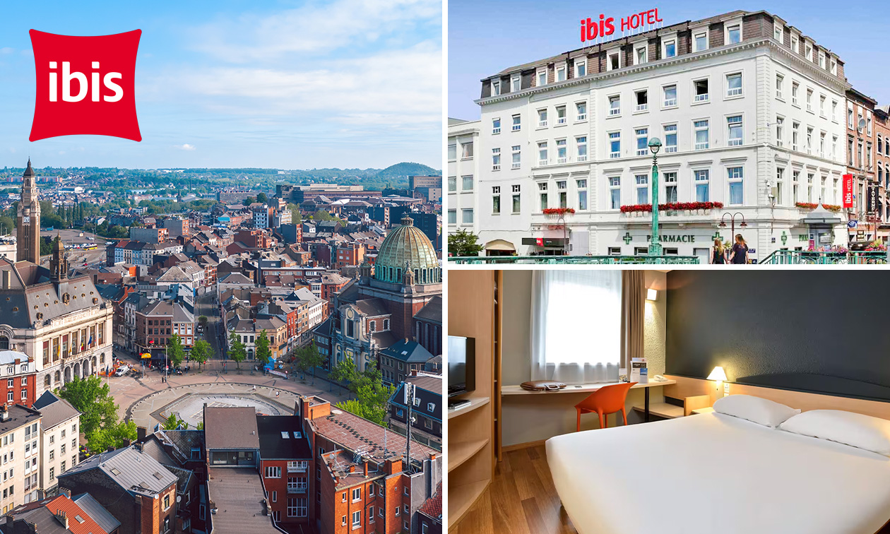 Nuit(s) pour 2 + petit-déjeuner + verre de bienvenue à Charleroi