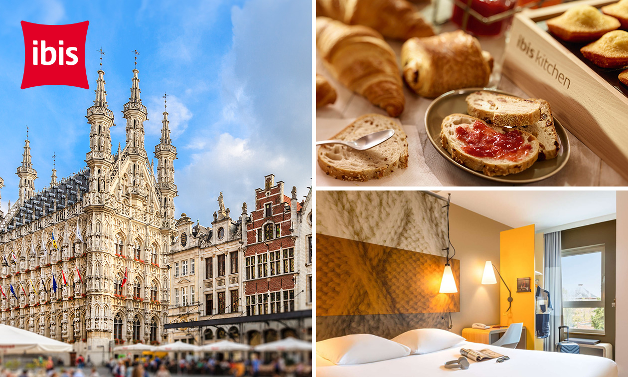 Nuit pour 2 + petit-déjeuner au cœur de Louvain