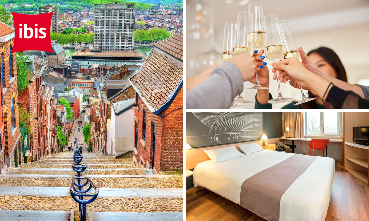 Nuit(s) pour 2 + check-out tardif + verre de bienvenue + évtl. petit-déjeuner près de Liège