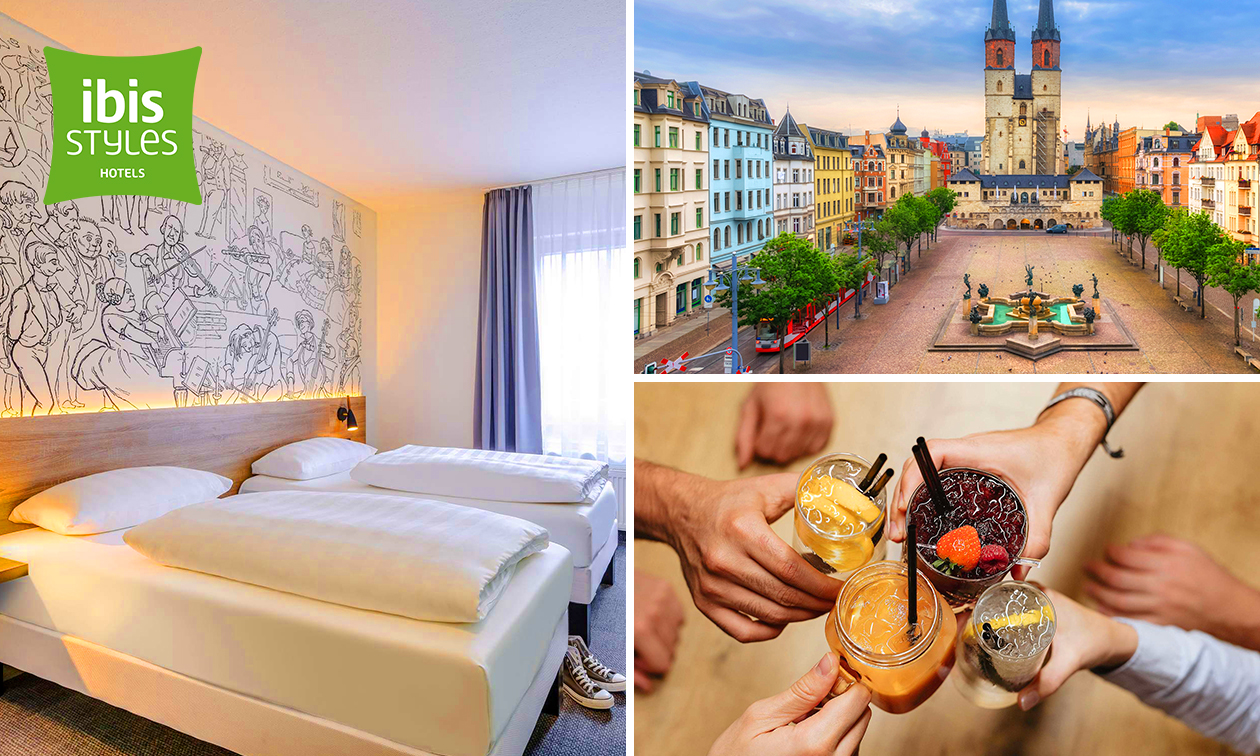 Nuit pour 2 + verre de bienvenue et plus à Halle