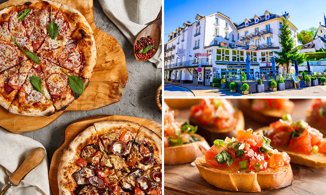 Menu italien en 2 ou 3 services à la carte à Bouillon