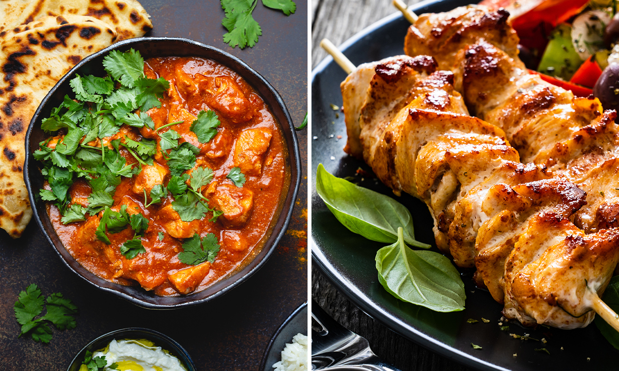 Dîner indien en 3 services à la carte à Bruxelles