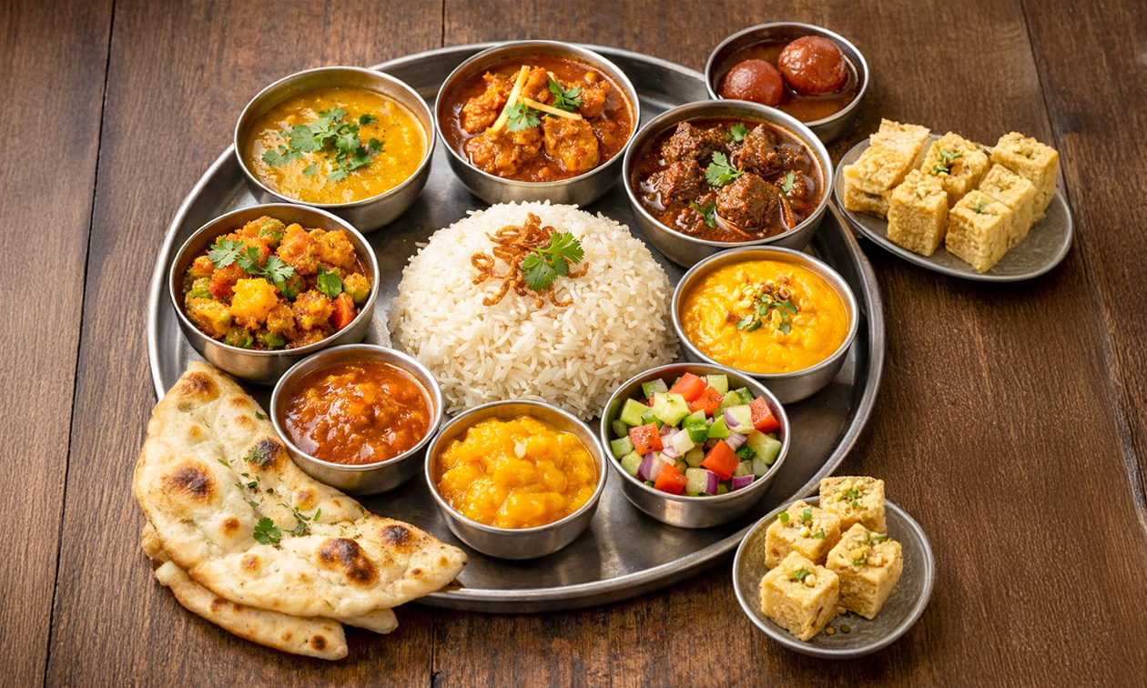Thali naar keuze bij Indian Way