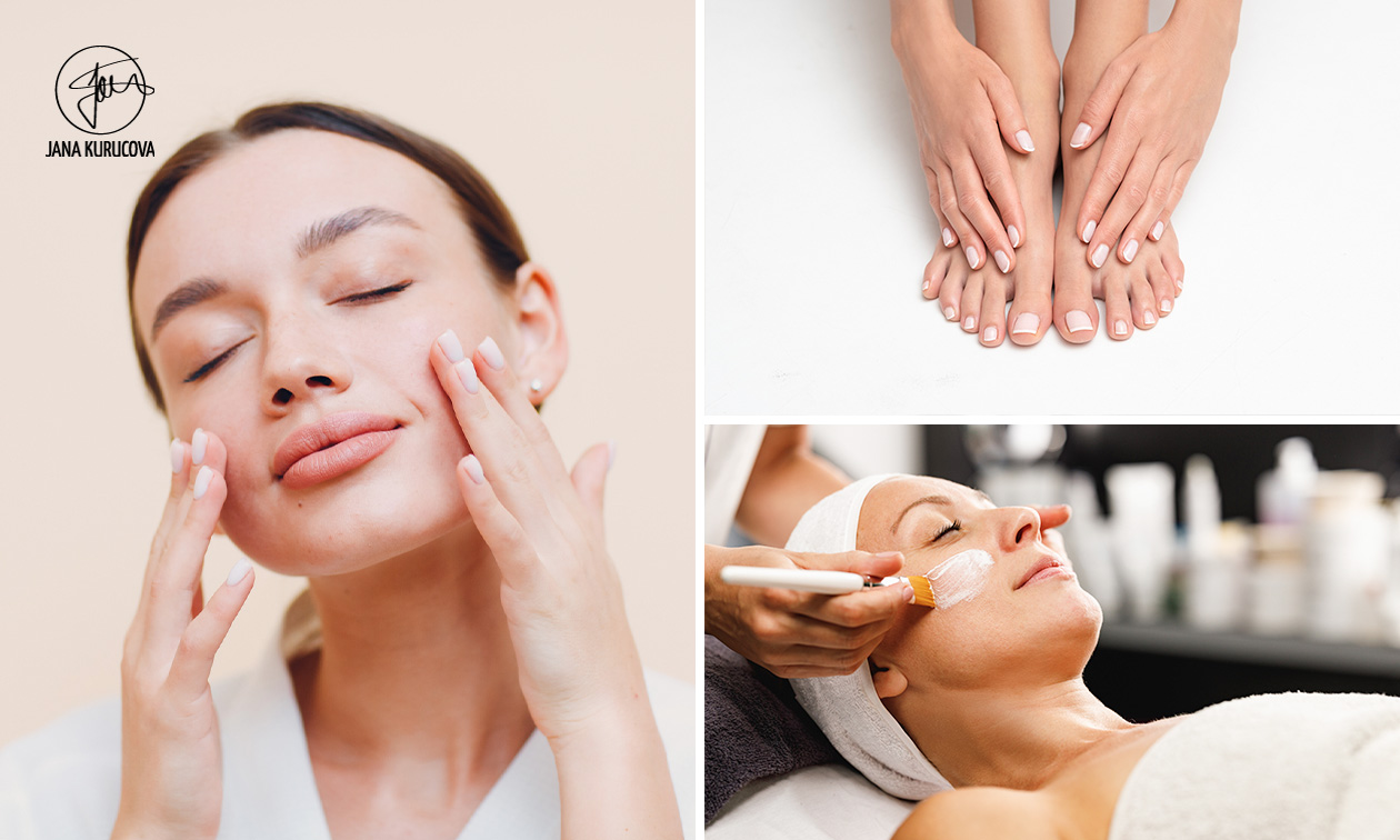 Gelaatsbehandeling naar keuze + manicure- of pedicurebehandeling (60 min)