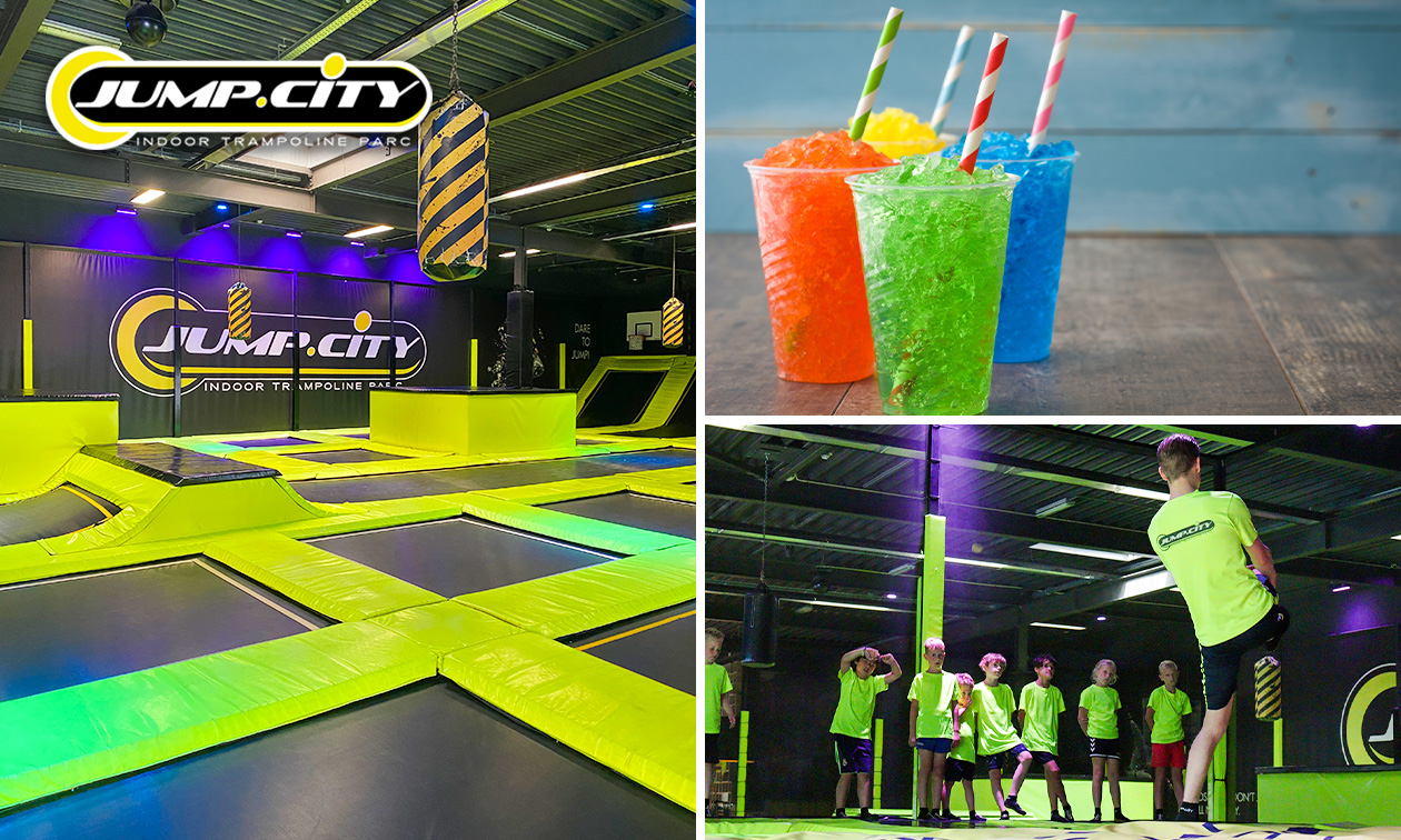 Jumpen (1 uur) of Disco Jump + evt. kleine slush