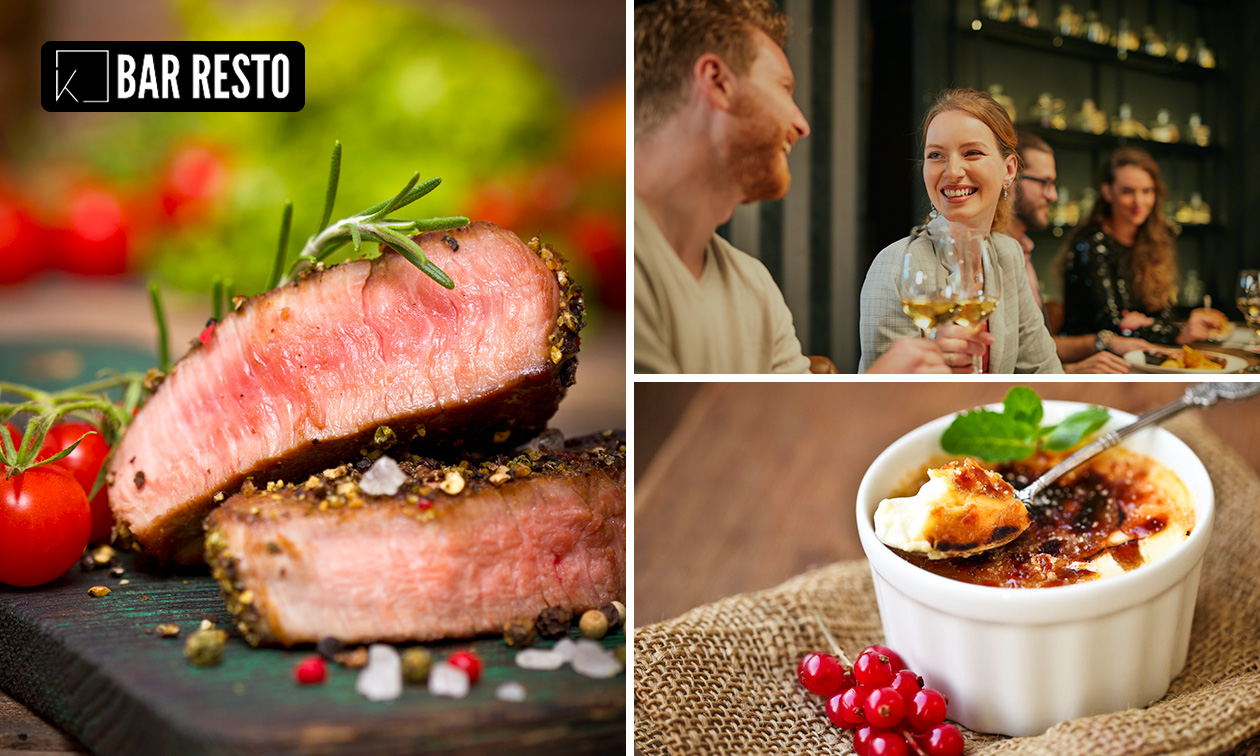 Menu en 2 ou 3 services au choix près de Lille