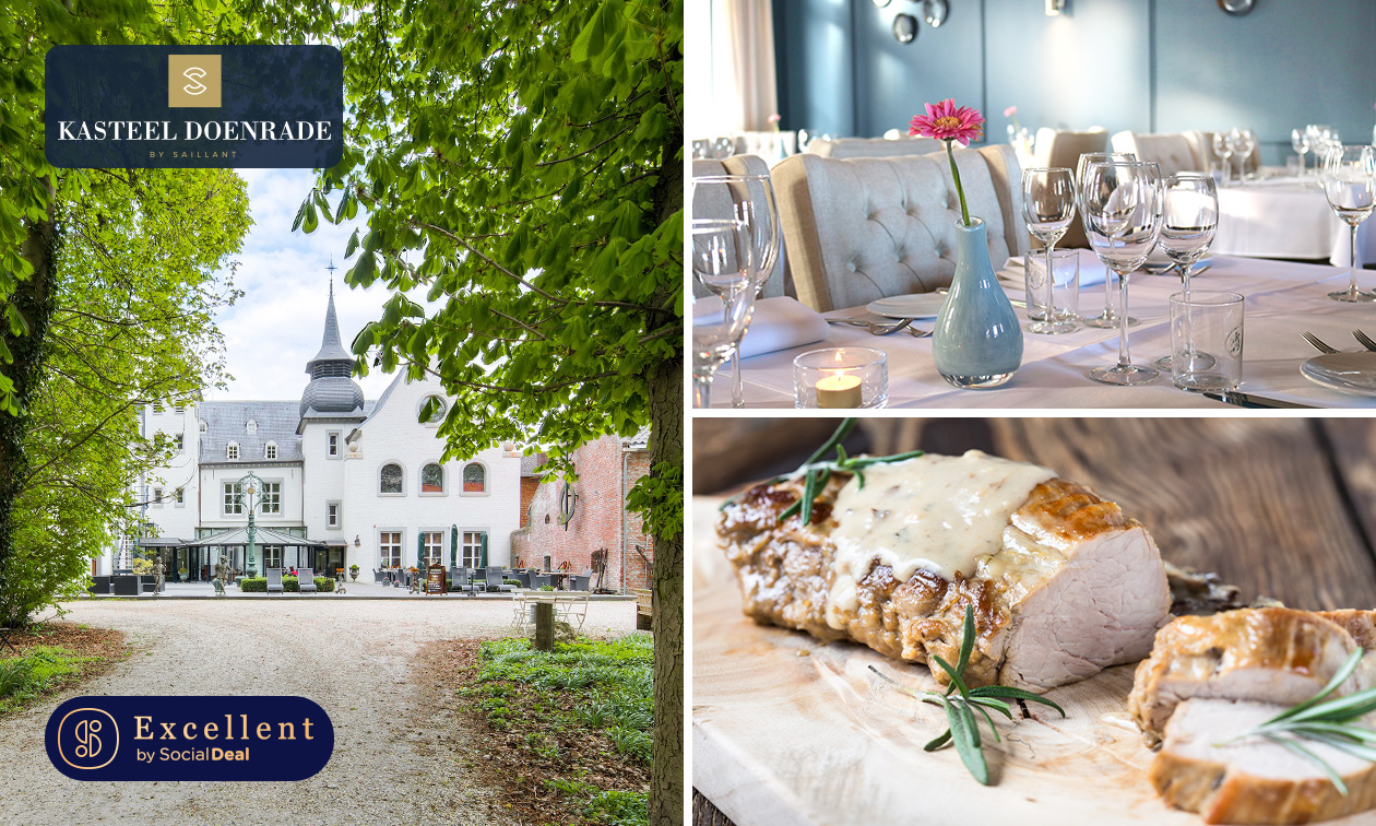 2-, 3- of 4-gangendiner van de chef bij Kasteel Doenrade