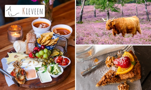 Wandelarrangement incl. koffie of thee en taartje + lunchplank bij Kieveen