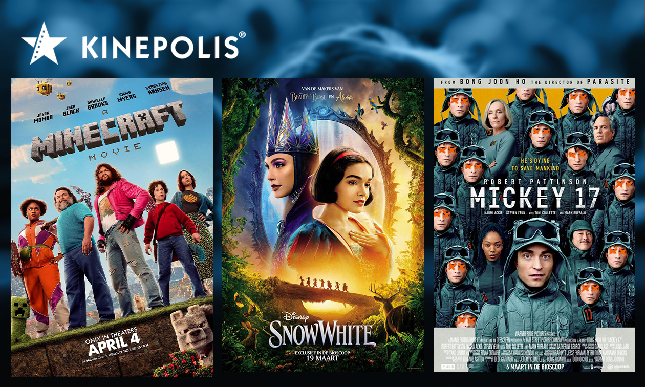 Ticket de cinéma pour Kinepolis
