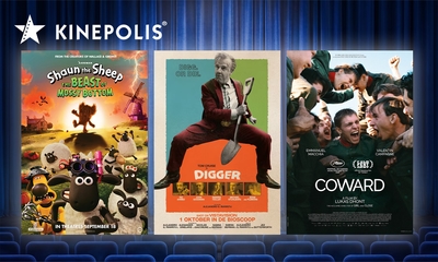 Ticket de cinéma pour Kinepolis en Belgique