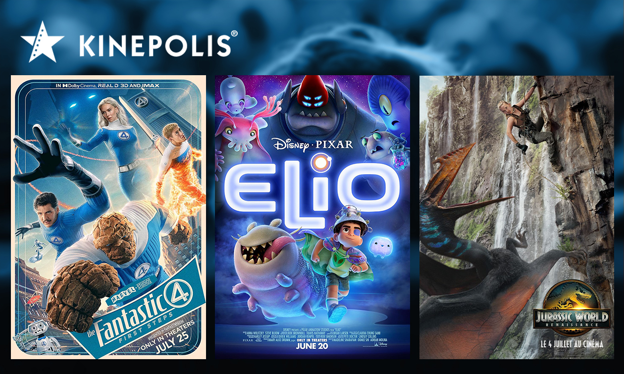 Ticket de cinéma pour Kinepolis en France