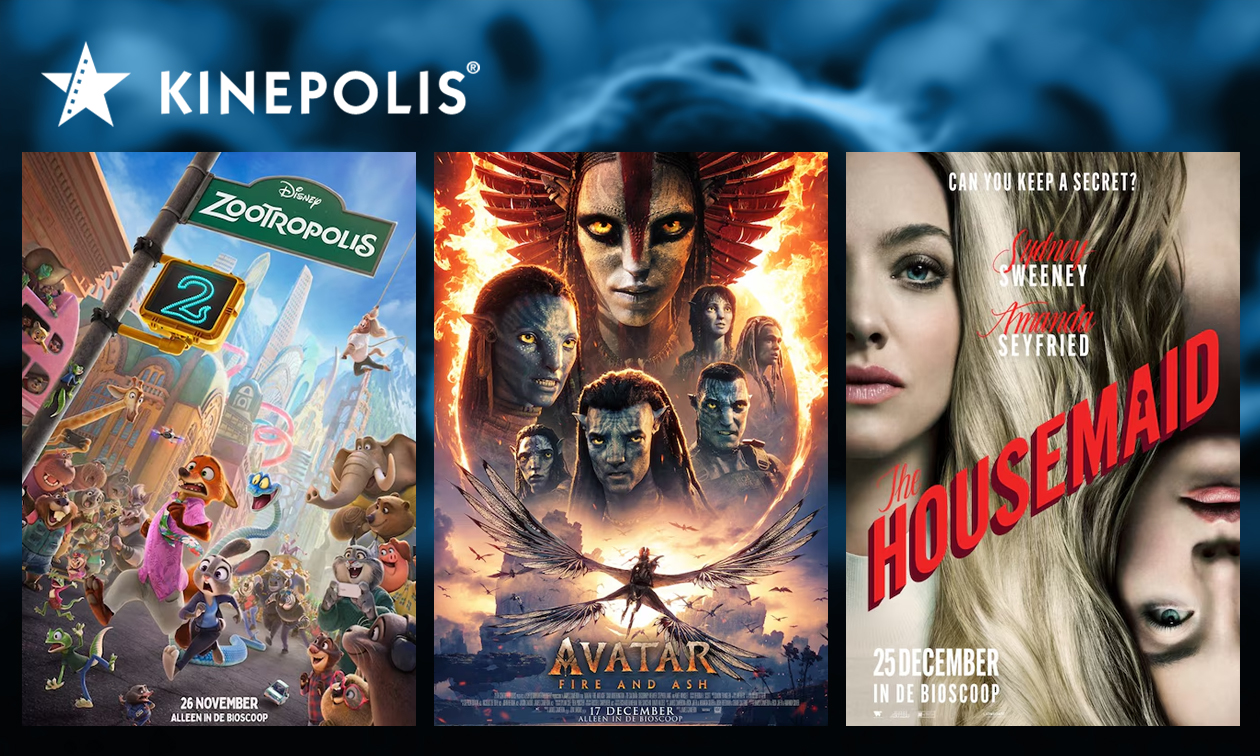 1-persoonsticket + popcorn of familieticket bij Kinepolis