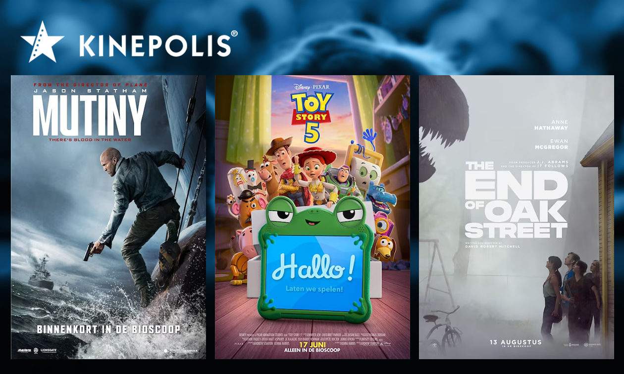 1-persoonsticket + popcorn of familieticket bij Kinepolis